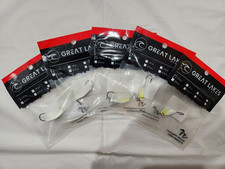Great Lakes Finesse GLOW Taco 5 - Jigging Spoon LOT Chartreuse 1/16 oz