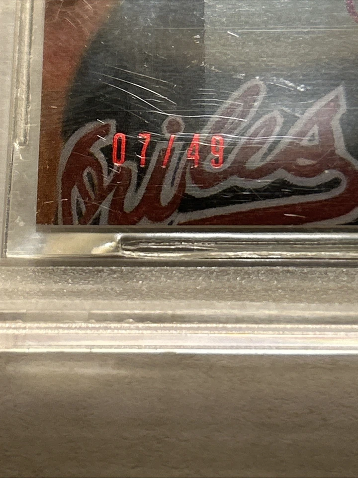 2005 Upper Deck Baseball Heroes #15 Signature Red Auto /49 Cal Ripken Jr BGS 9 - Image 3 of 4