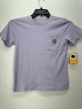 KIDS Carhartt Short-Sleeve Pocket T-Shirt Lilac S-8/10