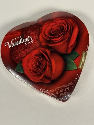 Elmer Chocolate Valentine's Day, Roses, Heart-Shaped Gift Pack, Made in USA