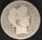 1895 S San Francisco Mint Barber Half Dollar