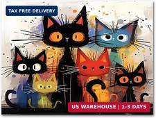 Cat Diamond Painting Kits for Adults, Cat Diamond Art Kits for Beginners, 5D DIY
