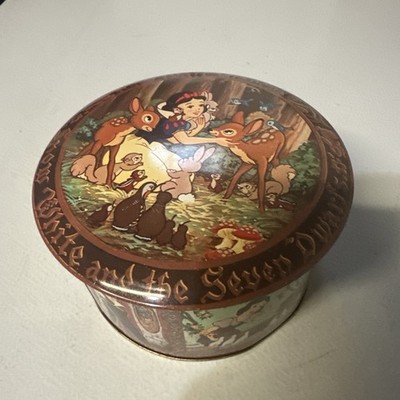 Vintage Snowwhite Tin Candy Box Walt Disney Made In England