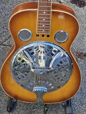 Ltd V Resonator Gitarre Made in Japan. Gotoh Tuner