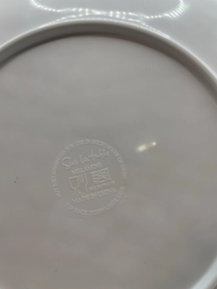 Sur la Table Red White & Blue Stars 7,25 дюйма 4 салатные тарелки патриотический меламин - Изображение 3 из 3