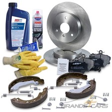 ATEC 2x BREMSSCHEIBE+BREMSBELÄGE VORN+BACKEN HINTEN FÜR SMART CITY COUPE FOR-TWO