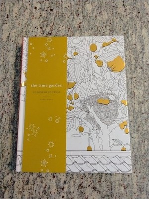 The Time Garden Coloring Journal (Time Adult Coloring Books) - Diary - New