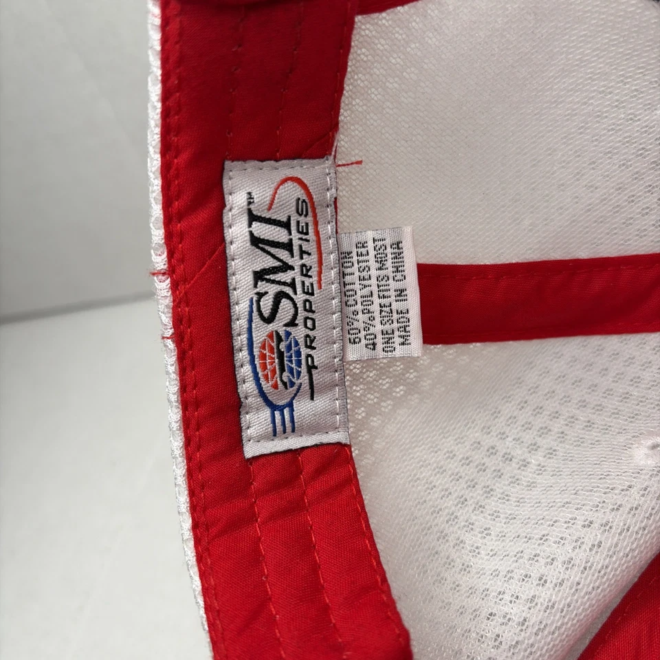 Joey Logano Victory Lane Shell Pennzoil Patrocinador Equipo Malla NASCAR Sombrero Rojo/Blanco Foto 4 de 4