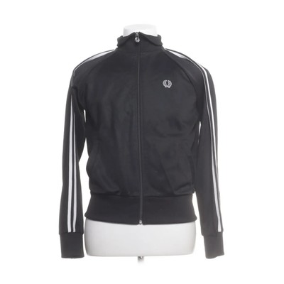Fred Perry, Strickjacke, Herren, Größe: 42, Schwarz, Baumwolle/Polyester #b41