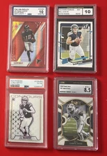 Investment Starter Lot of 4 NFL Current Stars Graded Football Card RC CSG PSA