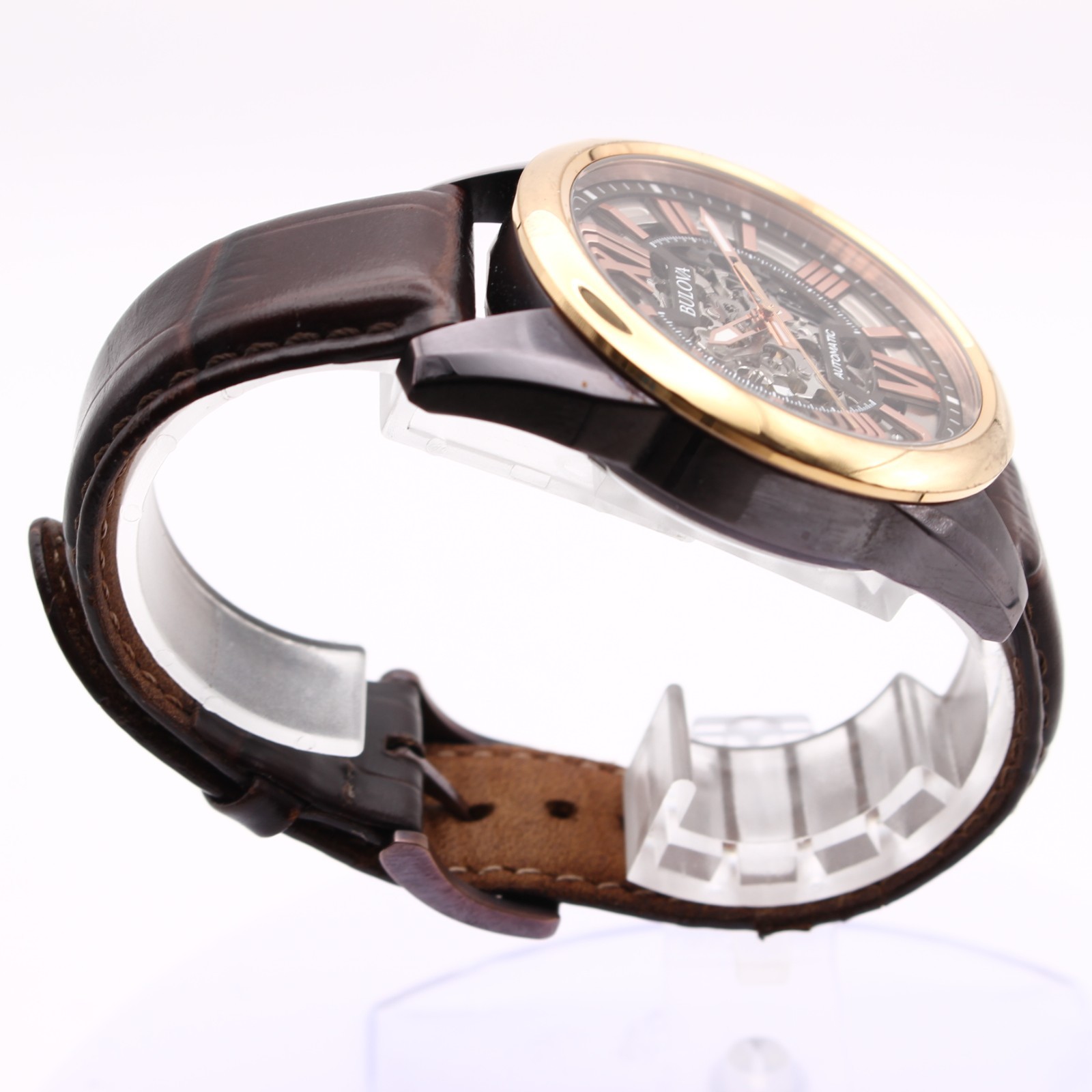 BULOVA Sutton 98A165 Automatic Skeleton Men’s Wat… - image 5