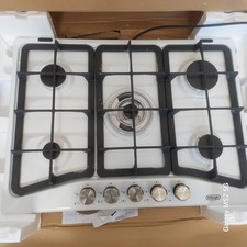 De'Longhi BL59 DD - Piano Cottura a Gas, 5 Fornello(i), 86 cm, Bianco