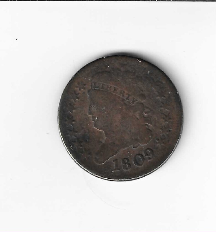 ~ 1809 US Half Cent