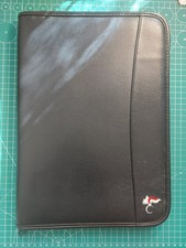 Cartella Portadocumenti Carabinieri con fiamma in pelle PU, chiusura con zip