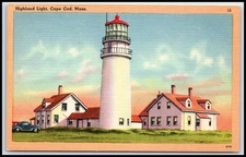Postcard Highland Light, Cape Cod. Mass.   G95