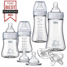 Newborn Hybrid Bottle Set Invinci-Glass Inside/Plastic