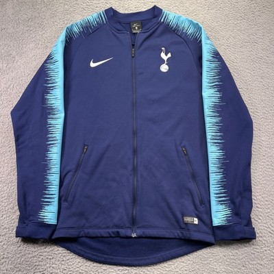 Tottenham Hotspur Anthem Football Jacket Nike Mens Small Navy Soccer Track