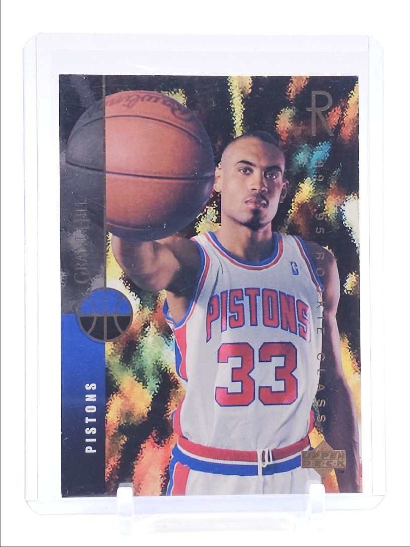 GRANT HILL 1994-95 UPPER DECK BASKETBALL ROOKIE CLASS PISTONS #157 RC Q0899