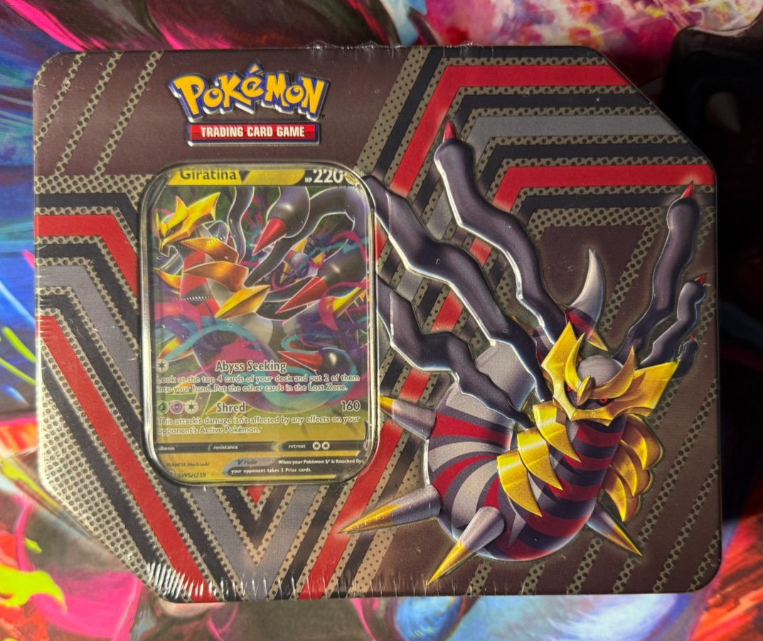 Giratina V Hidden Potential SWSH 5 Booster Packs Tin Sealed Pokemon Card TCG 