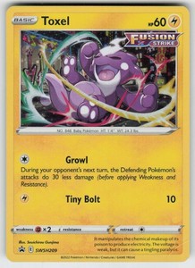 toxel pokemon card price holo foil tcg single [L] Ram (20) Weakness / Resistance / Retreat Cost Pokemon Trading Card Game Paldean