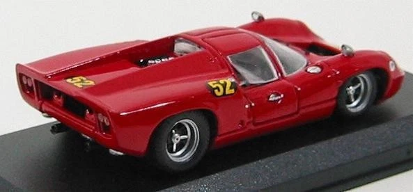 1/43 BEST MODEL LOLA T70 COUPE N 52 BUENOS AIRES 1970 PROPHET - PASQUALINI RED - Immagine 2 di 3