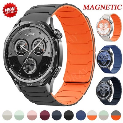 Für Samsung Galaxy Watch 7 6 5 4 3 Classic S3 Armband 20mm 22mm Silikon Magnet