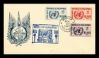 Dr Jim Stamps Philippines Economic Commission for Asia & Far East 3v Set FDC