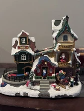 Enchanted Forest Lemax Musical Animated Toy Factory Village #289-1041  NIB