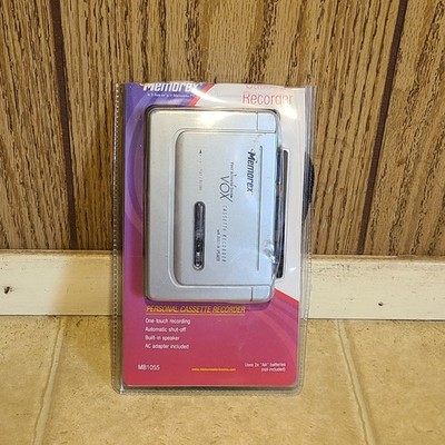 Memorex MB1055 Voice Activated VOX Cassette Recorder Tape Player Tested Works
