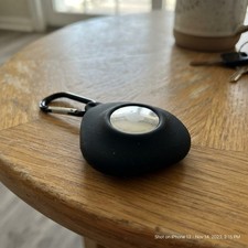 Silicone Case for Beats Fit Pro Earbuds with Airtag Holder Shockproof Black
