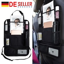 2 Stk Rückenlehnenschutz Auto Rücksitz Organizer Oxford 600D Rücksitzschoner