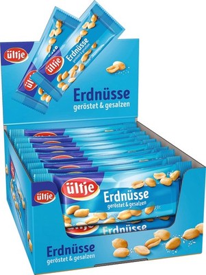 Erdnüsse Riegelbeutel, geröstet & gesalzen 50g