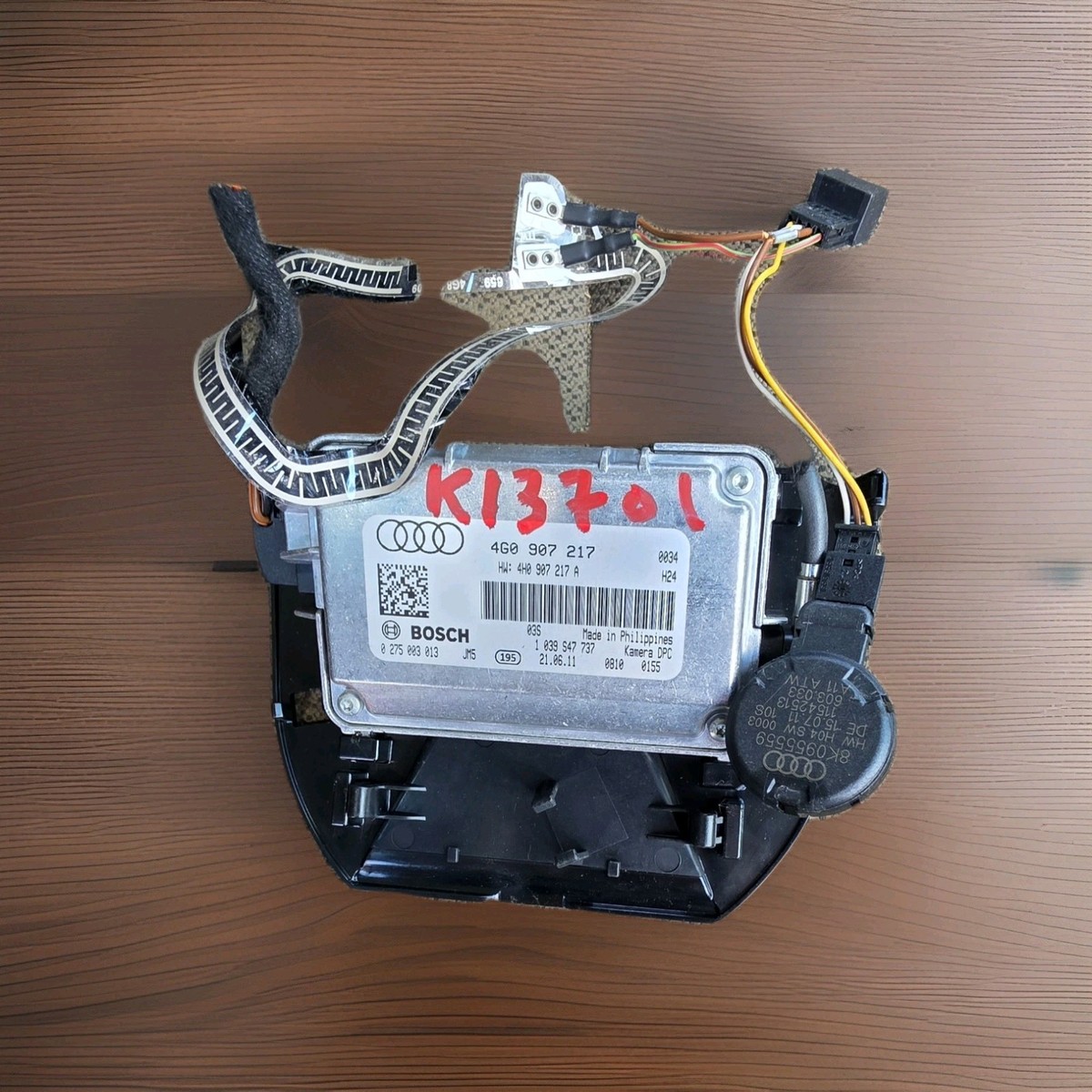 Audi A8 Windshield Lane Assist Front View Camera OEM 4G0907217 for