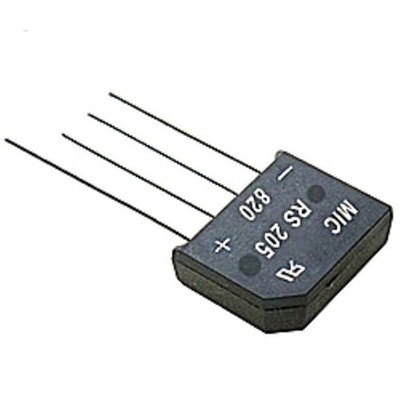 SEP/RECTRON RS205 TO-4 2.0A BRIDGE RECTIFIERS #bv