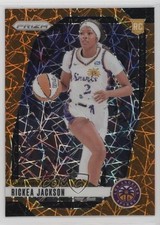 2024 Panini Prizm WNBA Orange Velocity Prizm Rickea Jackson #60 1ov1