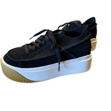 UGG Black and White Platform EZ Duzzit Lace Up Sneakers Womens Size 10 NIB