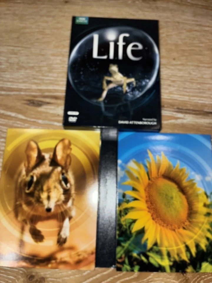 David Attenborough life Life 4 CD Box set 4 Disk Box Set BBC DVD [ NEW] - Image 4 of 4