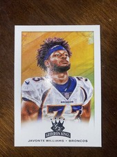 Javonte Williams Gridiron Kings Rookie 2021 Chronicles Card GK-16 Denver Broncos
