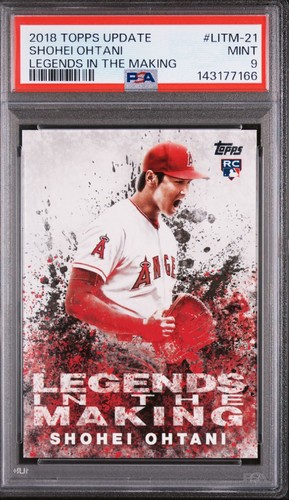 2018 Topps Update Series - Legends in the Making Shohei Ohtani #LITM-21 PSA 9 RC