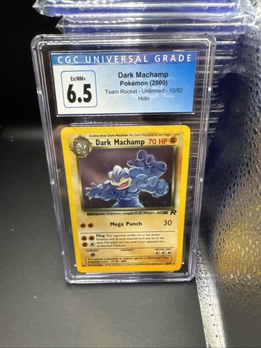 Dark Machamp (Unlimited) graded CGC 6.5 for sale on eBay
