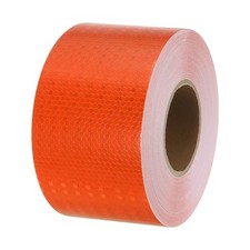 Cinta reflectante 4 pulgadas x 164 pies impermeable cinta reflectora naranja