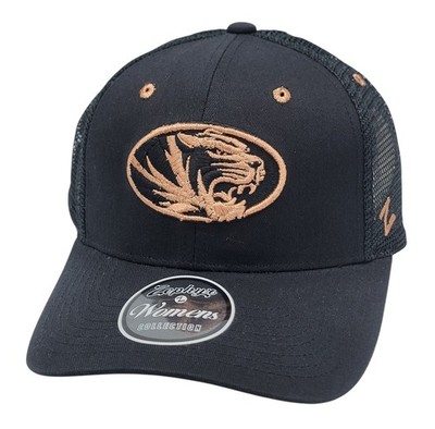 Missouri Tigers Zephyr Women's Collection Trucker Mesh Snapback OSFM Hat Cap NEW