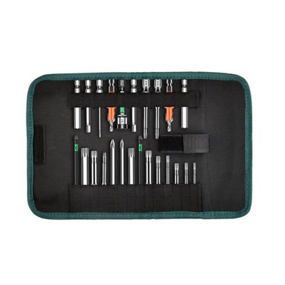 Handheld Roll Up Pouch Tool Kit Organizer Oxford Cloth Tool Bag with Multiple