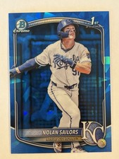 2025 Bowman Draft Sapphire Edition - Nolan Sailors 1st Bowman Base 