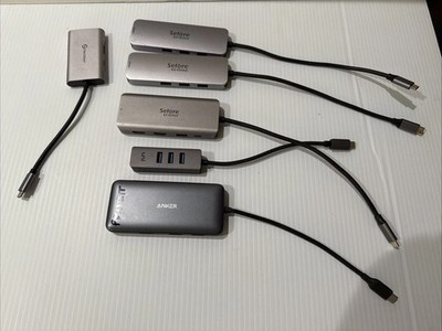 USB C Docking Station HDMI Monitor Adapter Selore Onn Uni UtechSmart Anker Lot