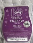 Retired Scentsy Special Ed Wax Bar Thank You Scent 10 Yr Anniversary  2004-14 — photo 1