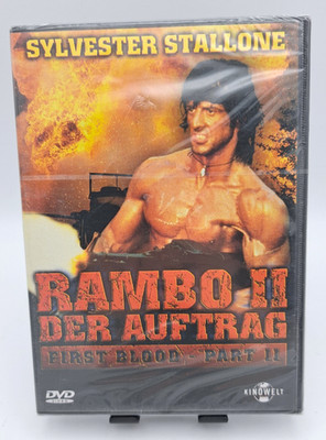 Rambo II Der Auftrag First Blood Part II Sylvester Stallone DVD Neu & OVP