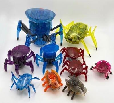 Vintage Hexbug Robotic Toy Lot Spider XL Scarab XL Plus 8 Micro Bugs Bundle