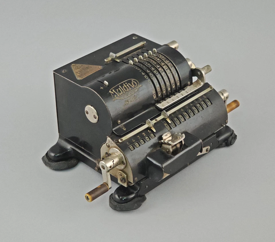 A-9470009 Machine À Calculer Mécanique Muldivo En Environ 1930 - Photo 2/3