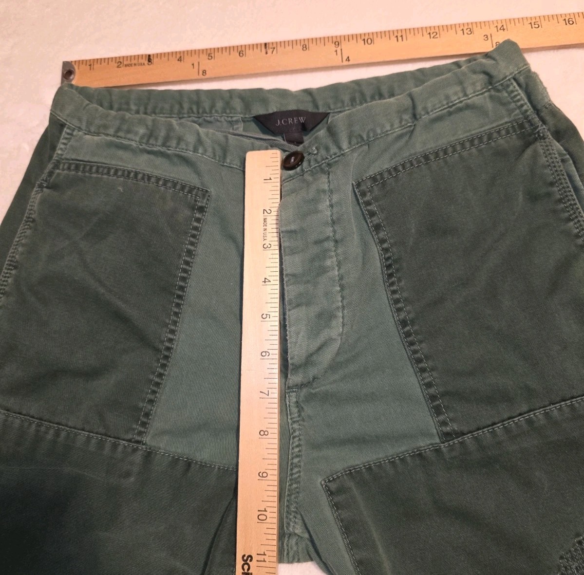 J. Crew Women’s Patchwork Button Fly Drawstring G… - image 8